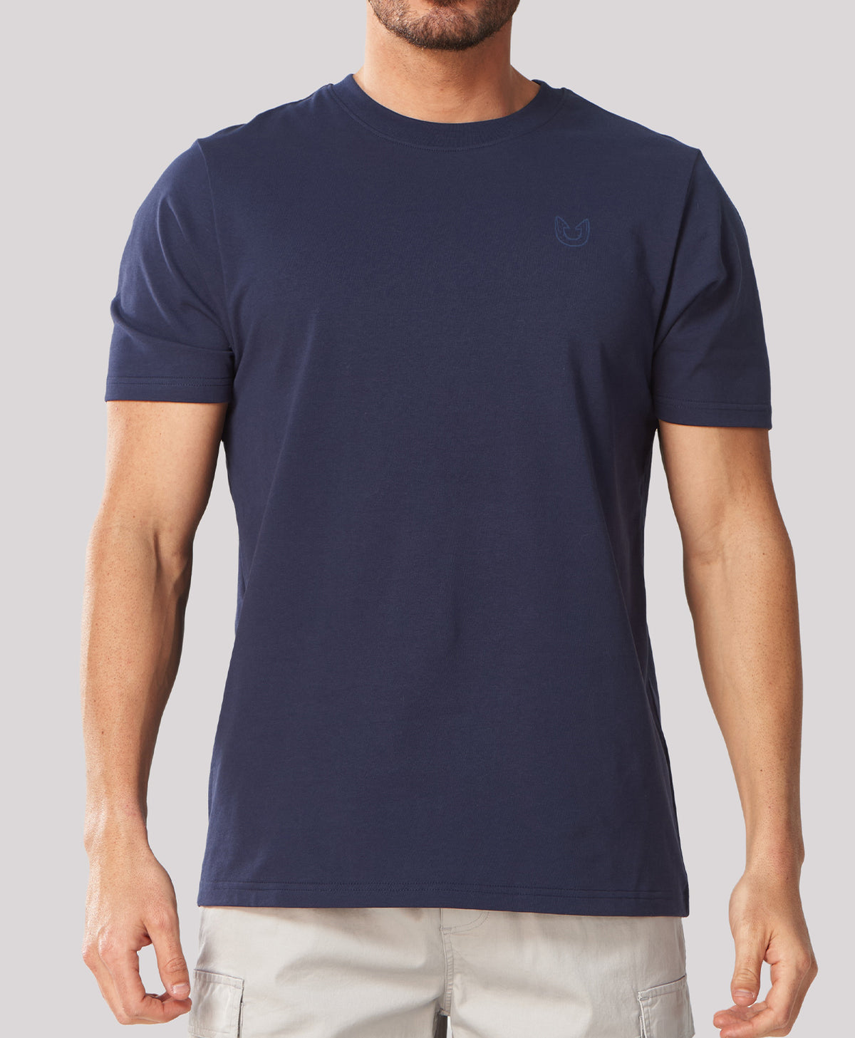 
Men's Soft 100% Cotton Graphic T-Shirts — Navy
