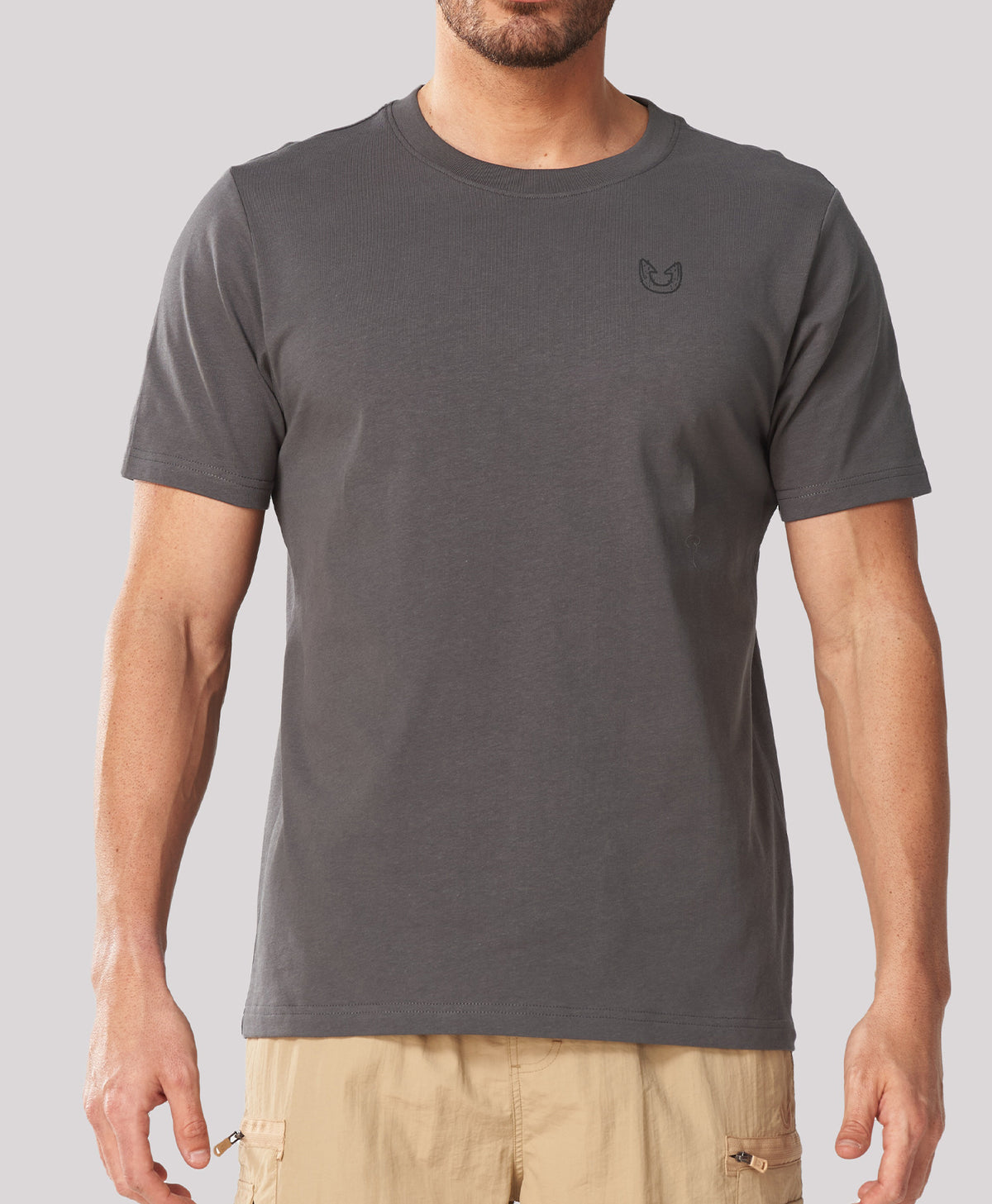 
Men's Soft 100% Cotton Graphic T-Shirts — Dark Grey