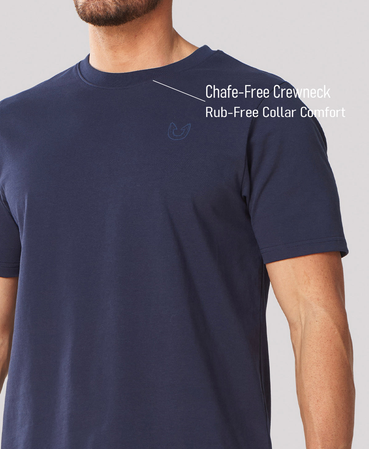 
Men's Soft 100% Cotton Graphic T-Shirts — Navy