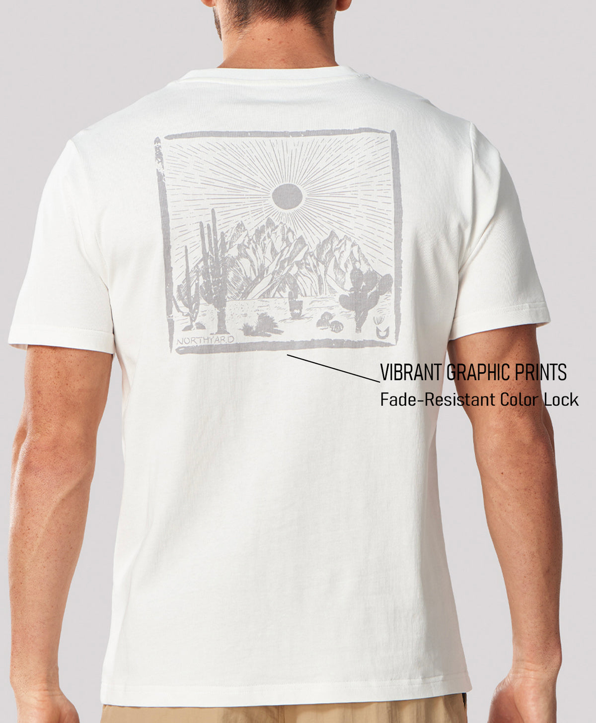 
Men's Soft 100% Cotton Graphic T-Shirts — White