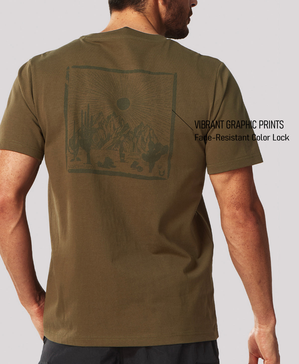 Men's Crew Neck Cotton Graphic T-Shirts