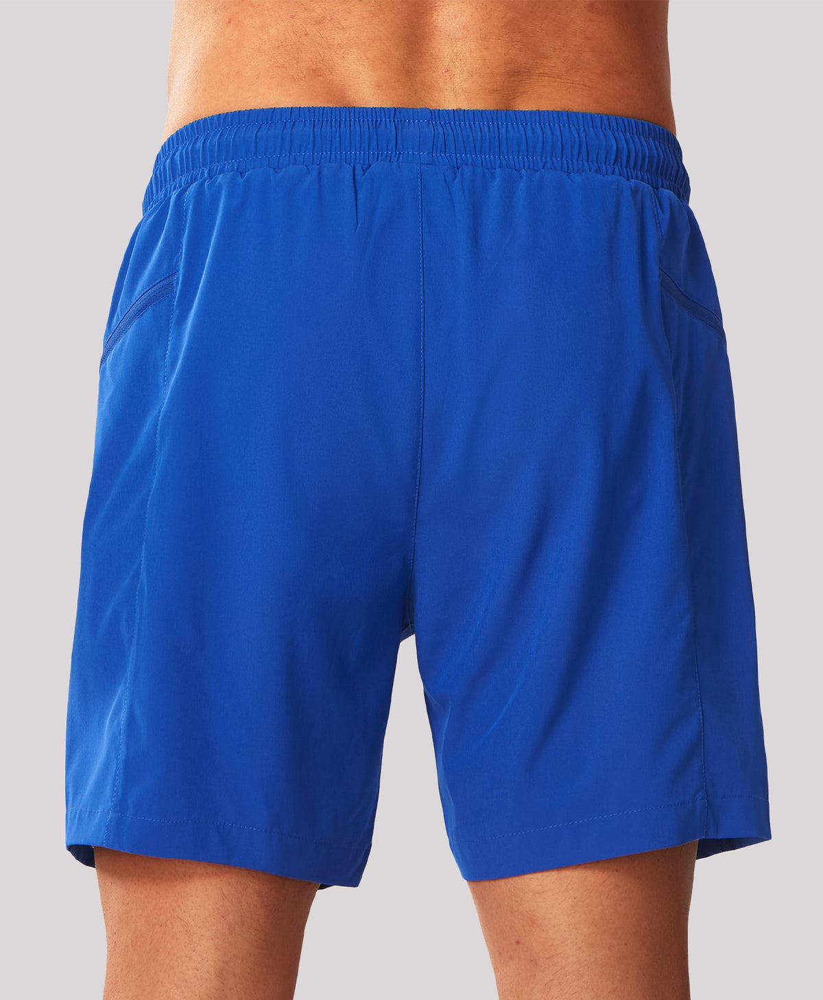 
Men's 2-in-1 High-Stretch 7" Swim Trunks with Pockets — BLUE