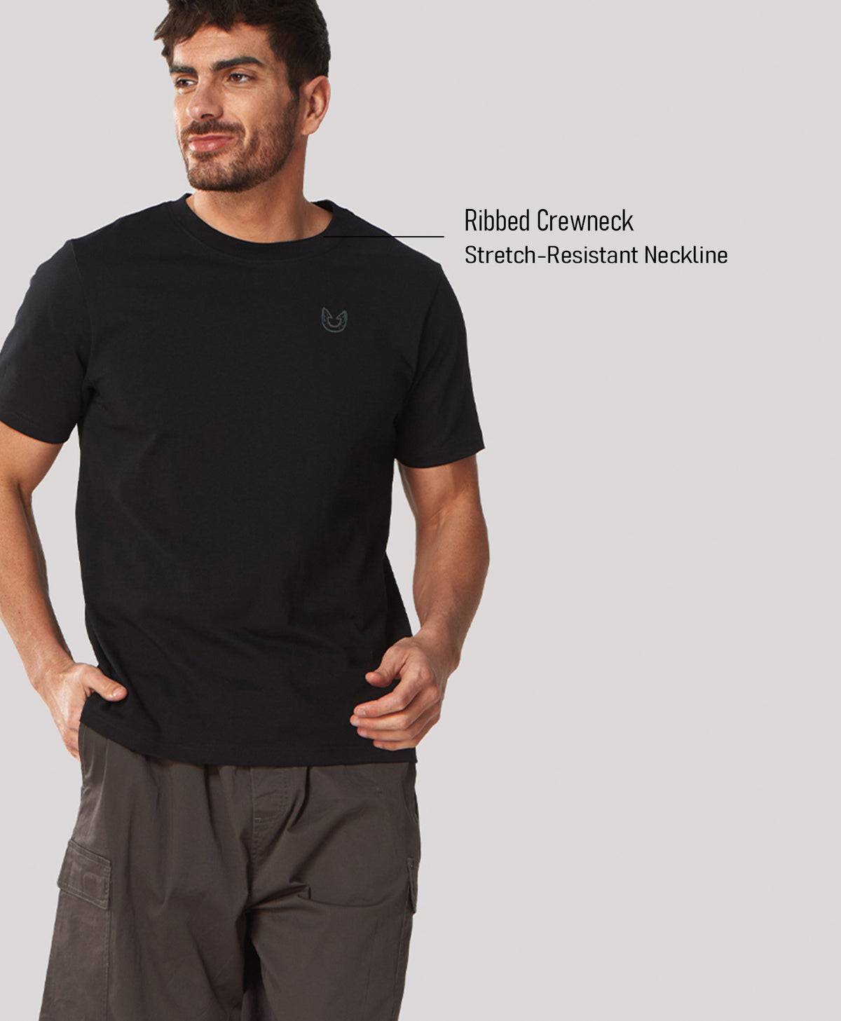 
Men's Soft 100% Cotton Graphic T-Shirts — Black