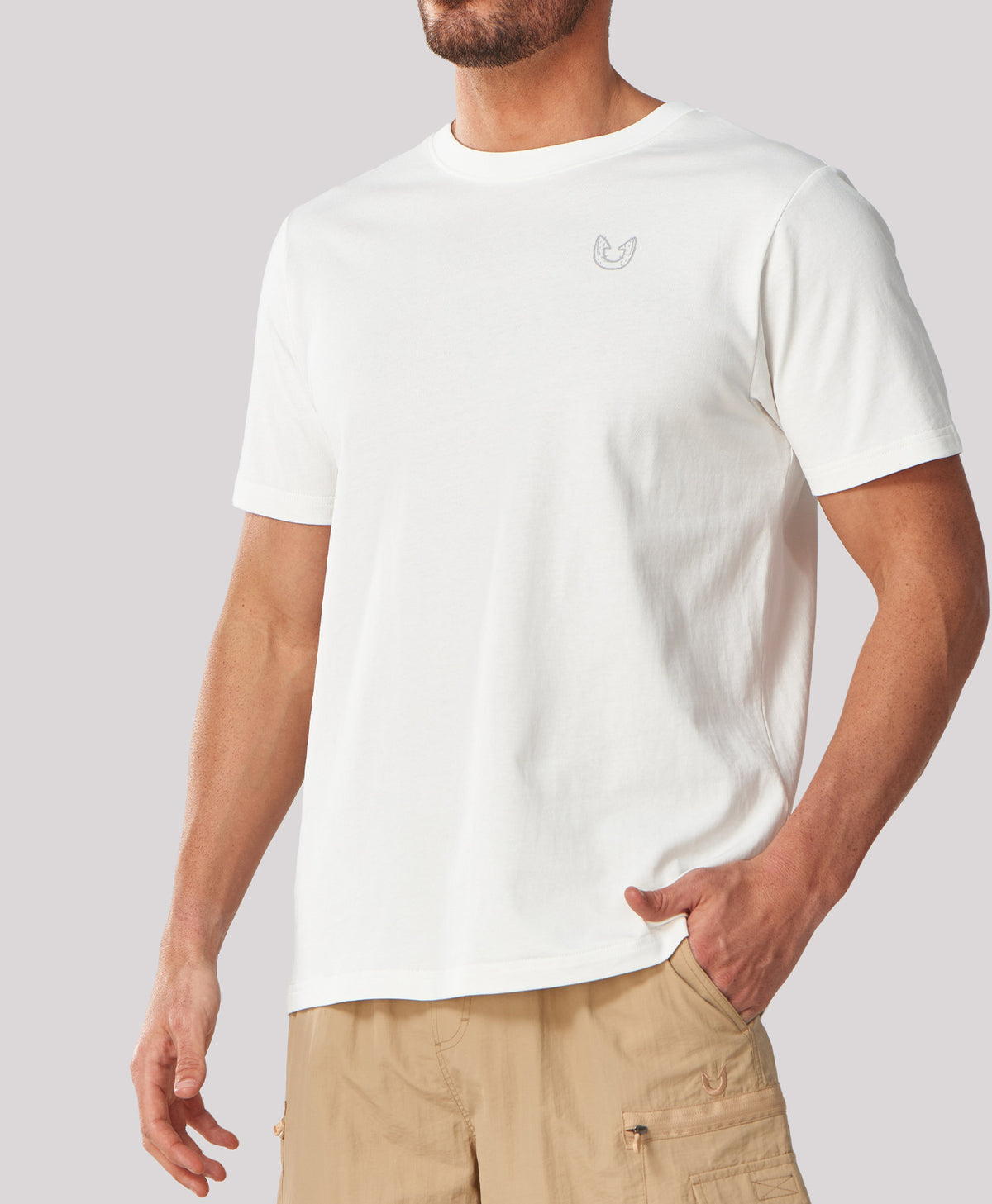 
Men's Soft 100% Cotton Graphic T-Shirts — White