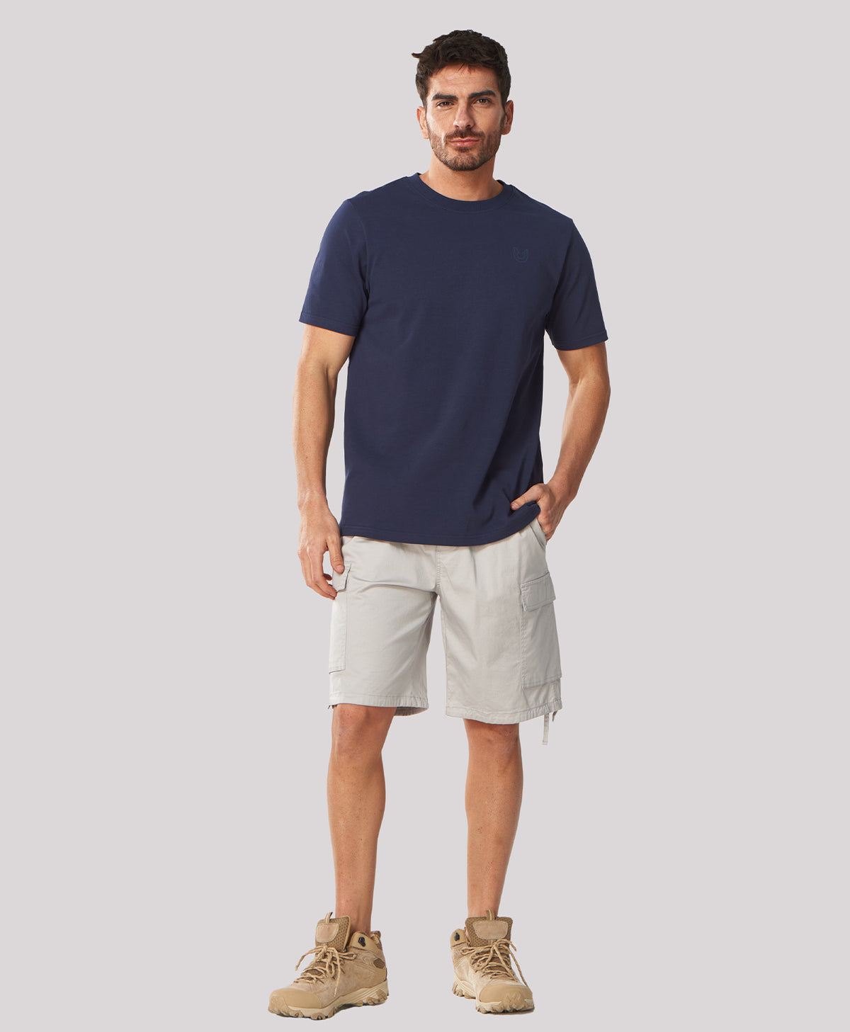 
Men's Soft 100% Cotton Graphic T-Shirts — Navy