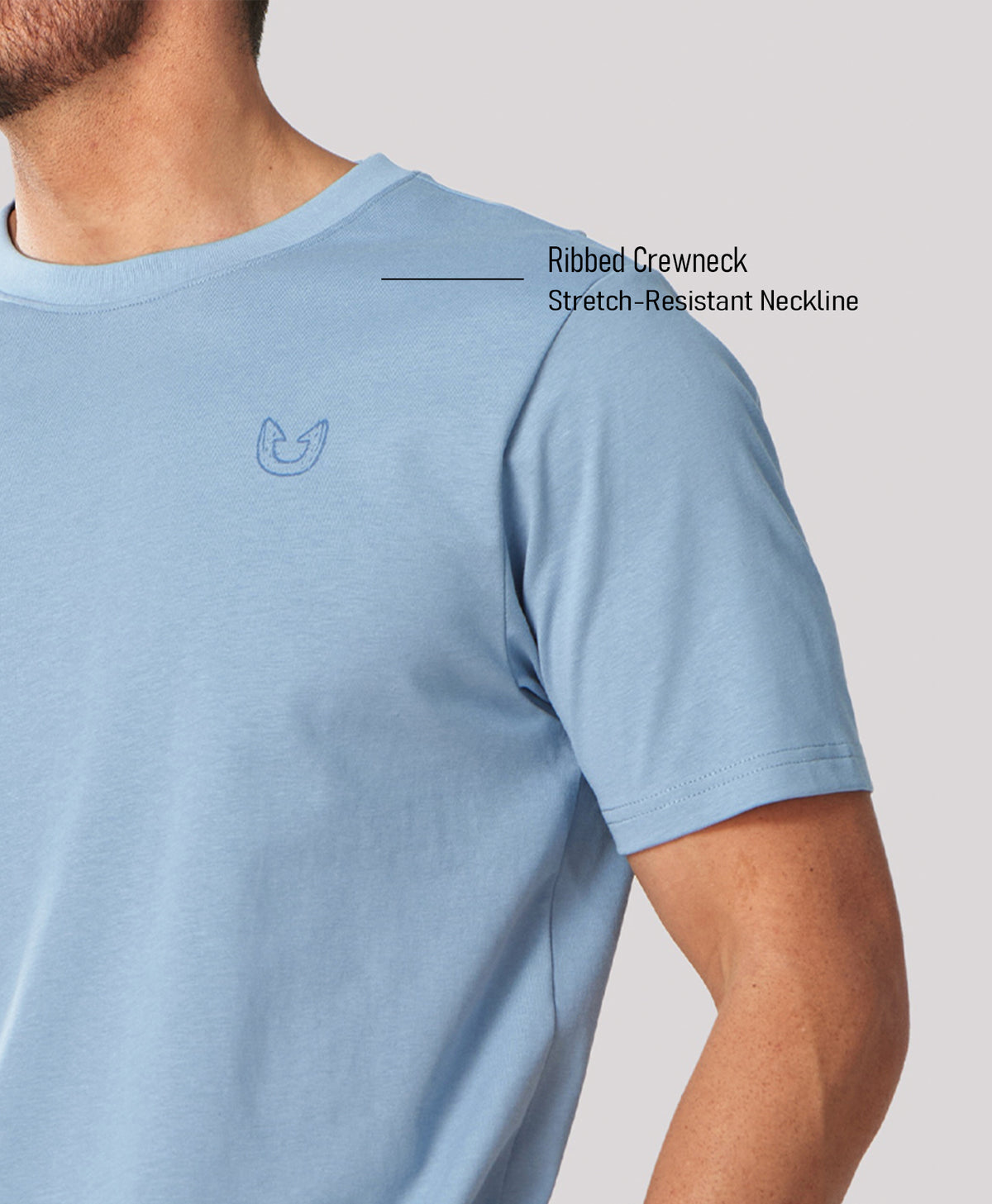
Men's Soft 100% Cotton Graphic T-Shirts — Blue Stone