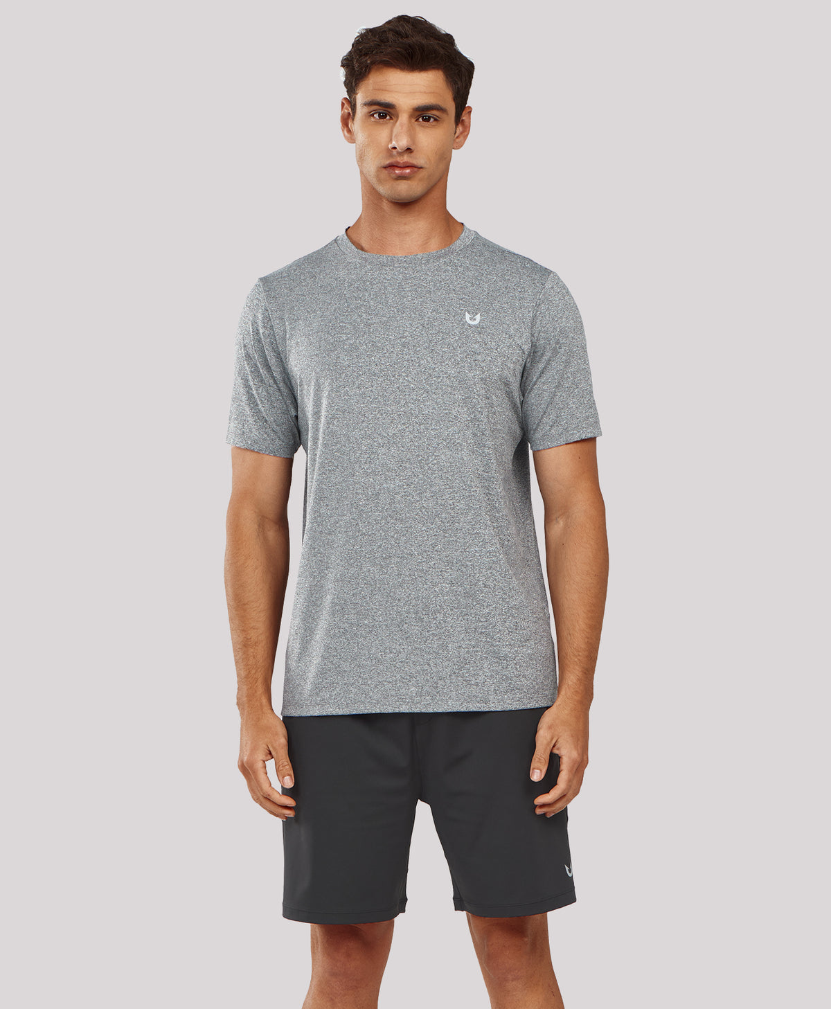 
Men's Breathable V2.0 Performance Workout T-Shirts — Smoke Heather