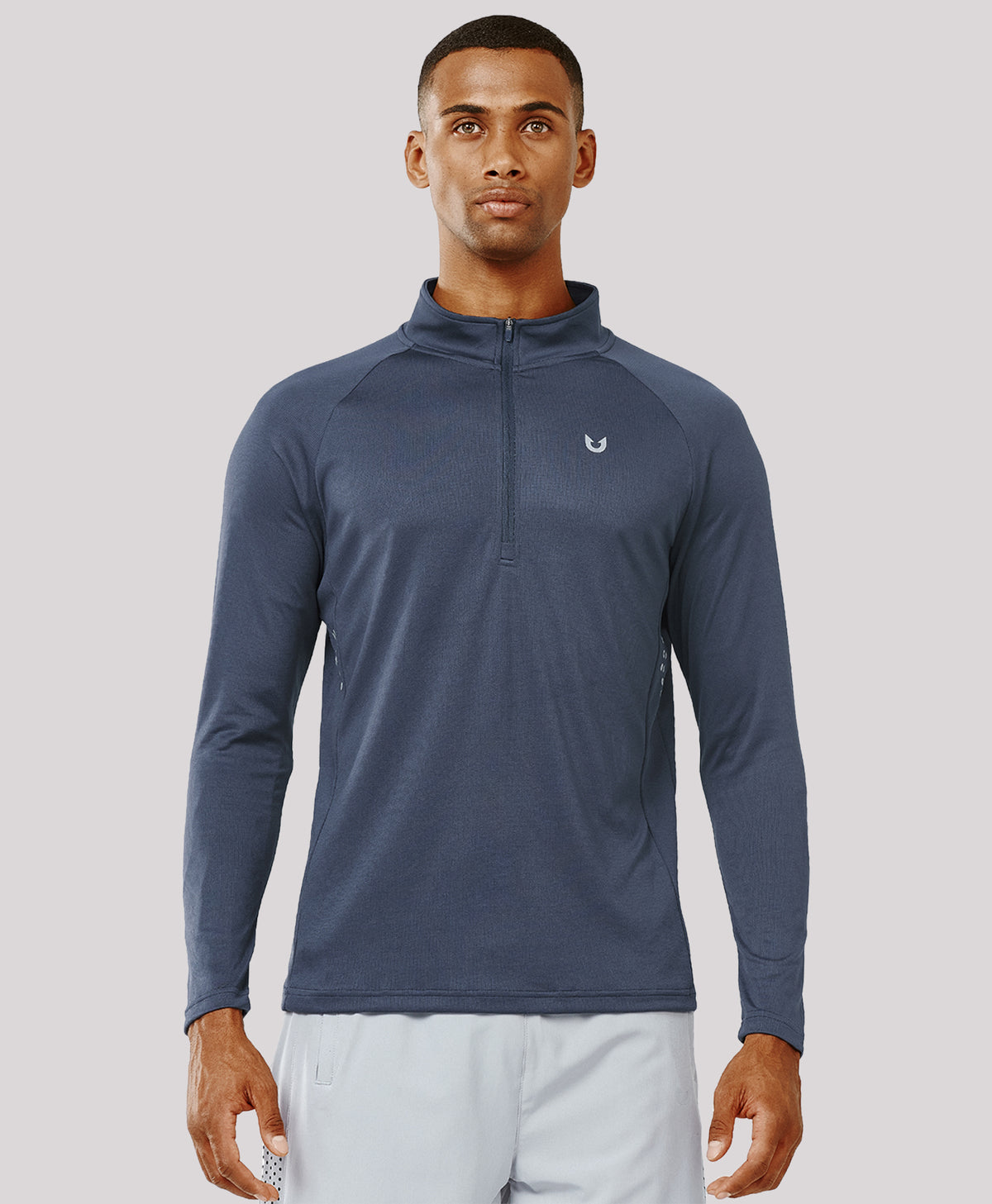 
Men's 1/4 Zip Athletic Pullover Shirts Lightweight — Cool Grey