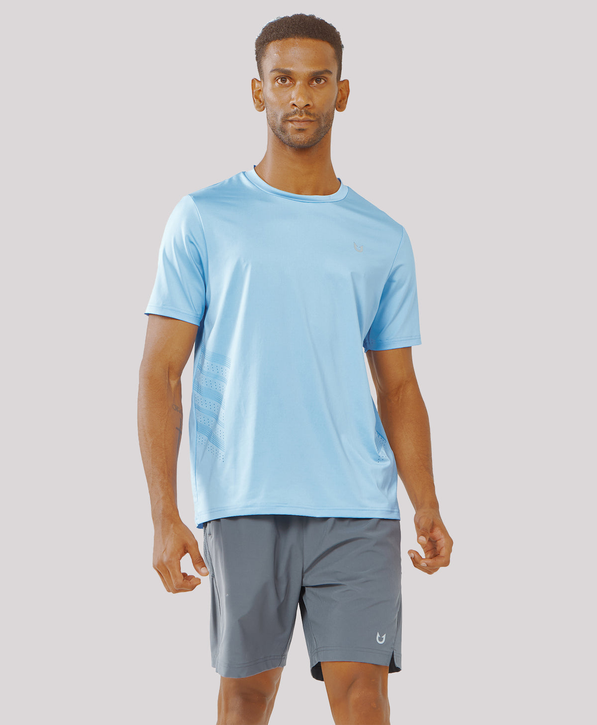 
Men's Breathable V2.0 Performance Workout T-Shirts — Sky Blue