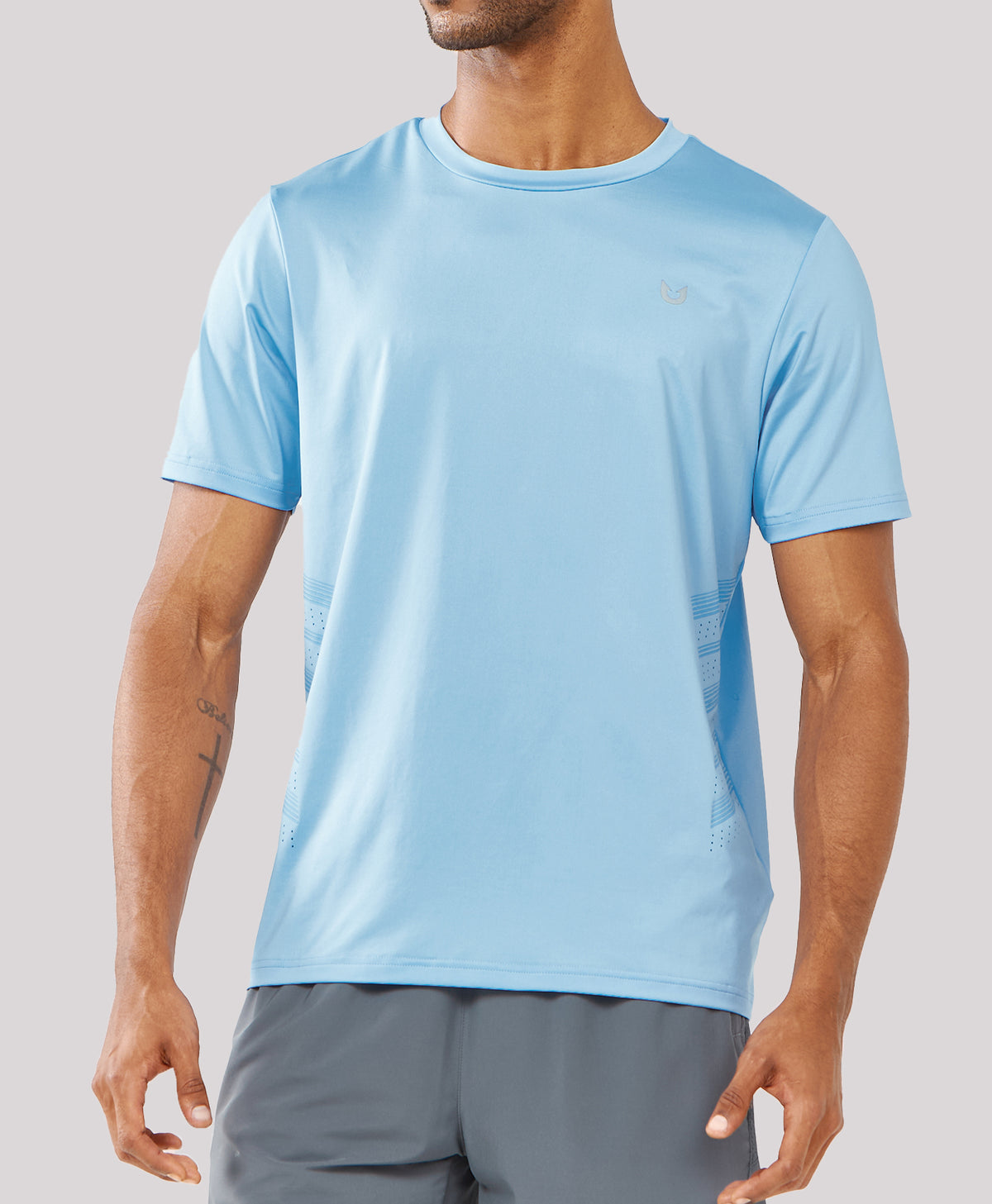 
Men's Breathable V2.0 Performance Workout T-Shirts — Sky Blue