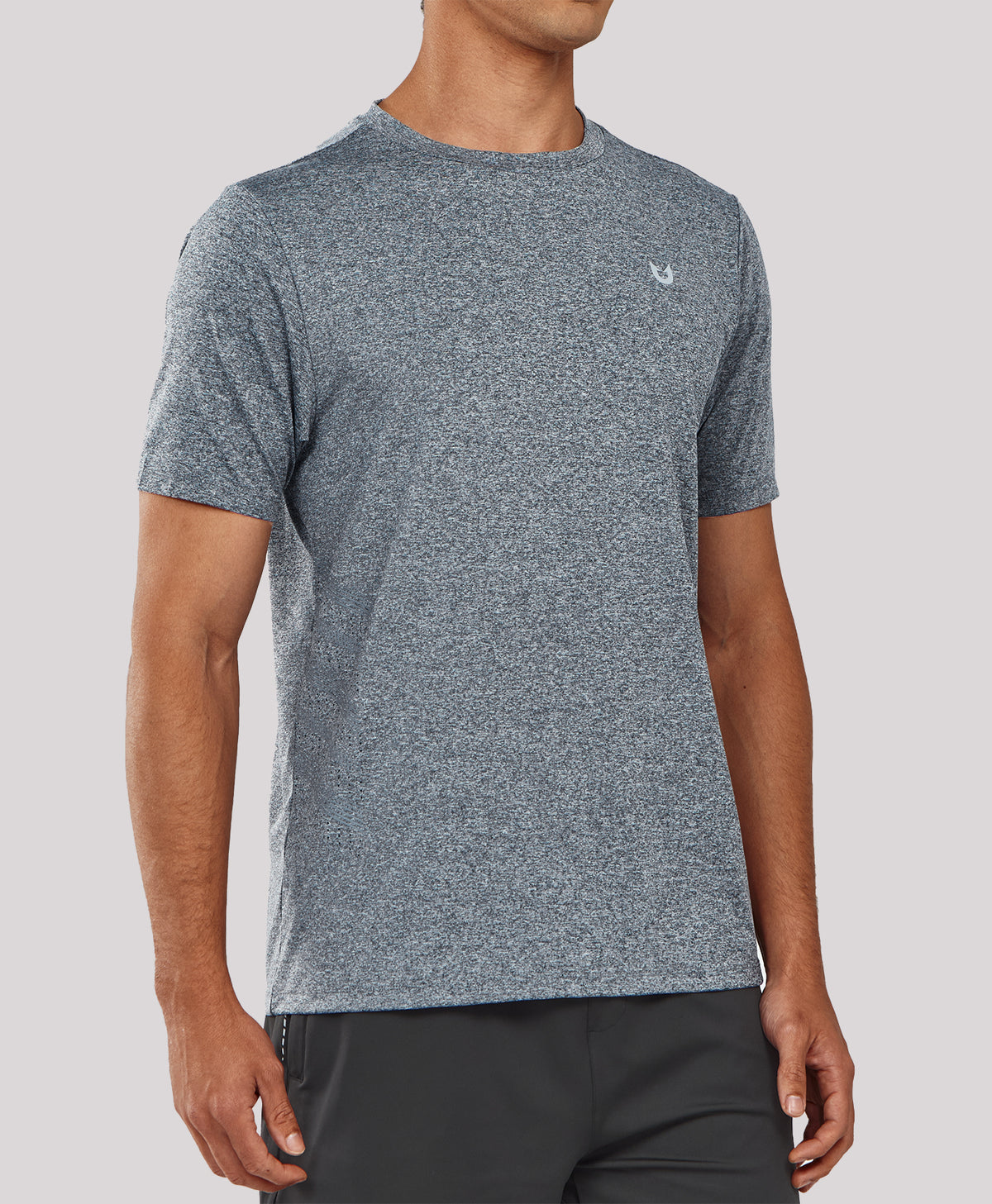 
Men's Breathable V2.0 Performance Workout T-Shirts — Blue Heather