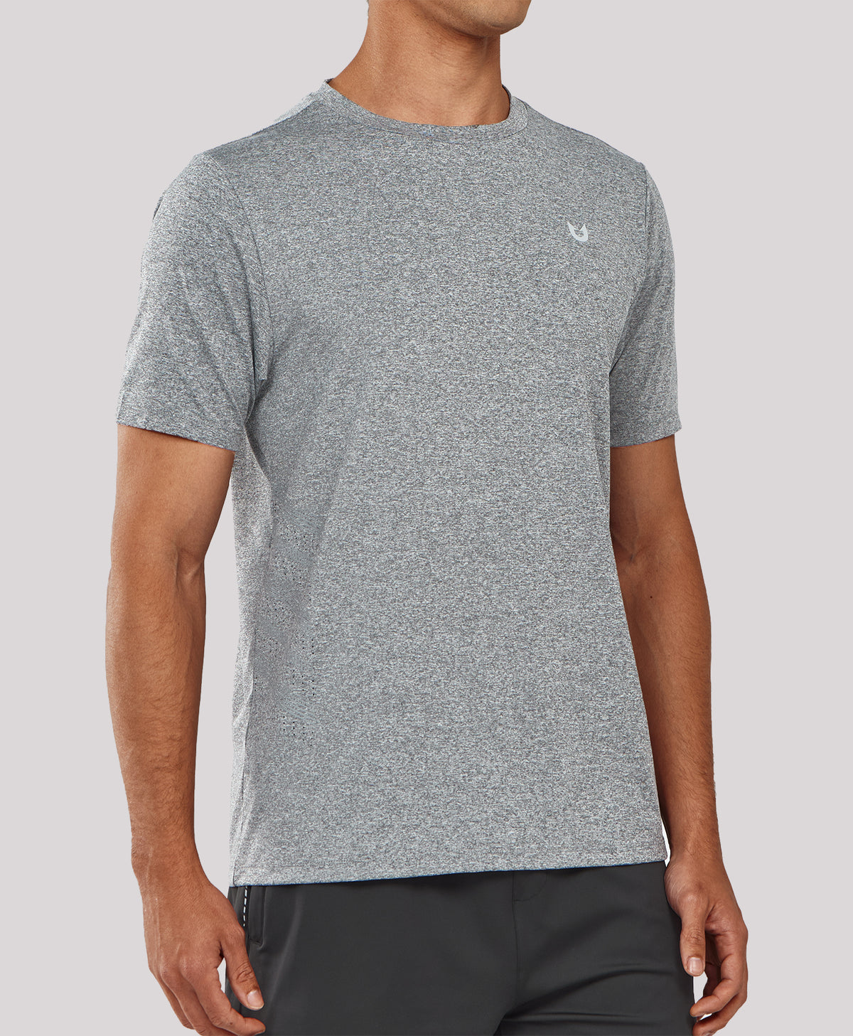 
Men's Breathable V2.0 Performance Workout T-Shirts — Smoke Heather