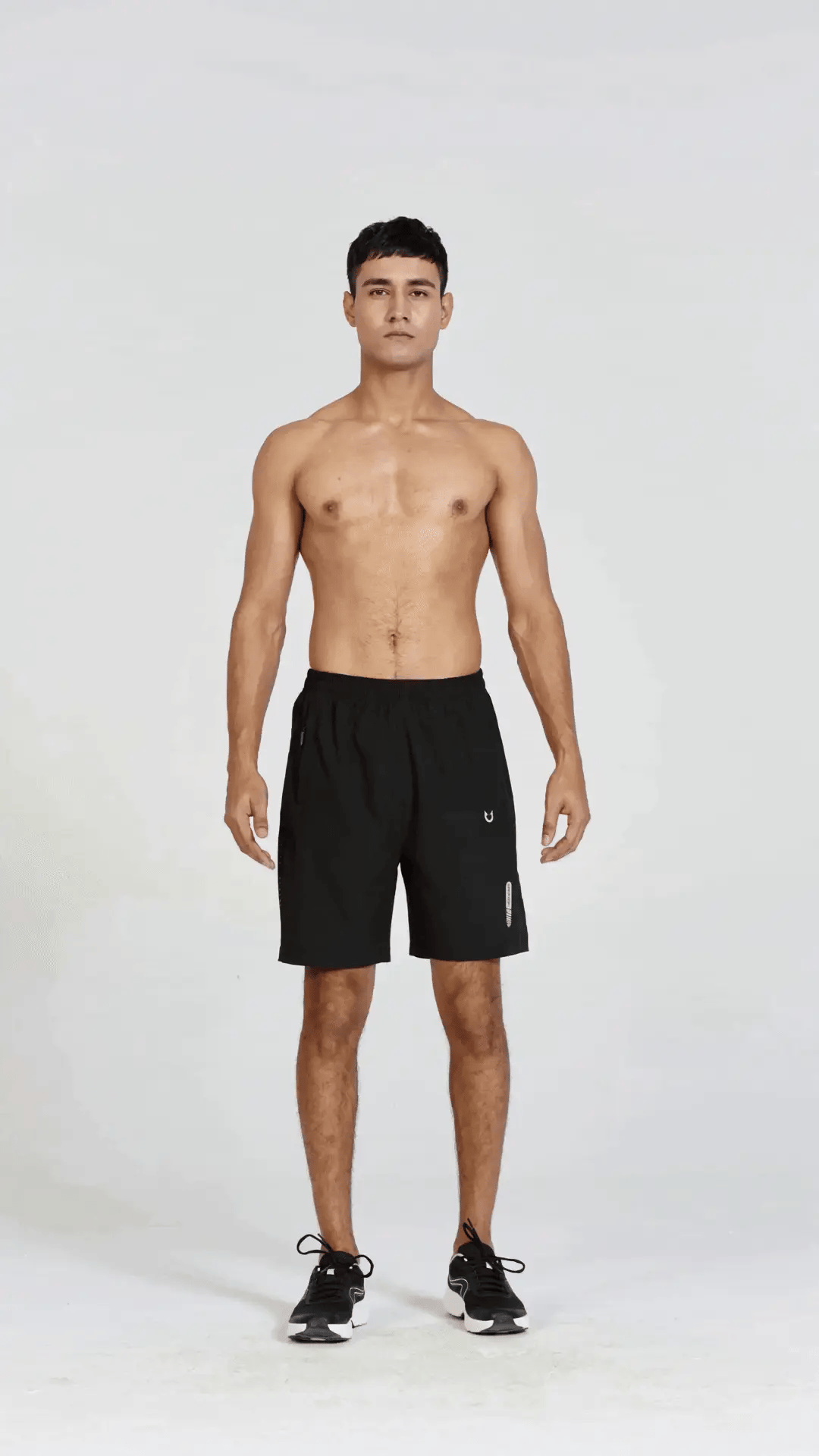 Men's Athletic Workout 7 Inch Gym Shorts with Zipper Pocket for Hiking
