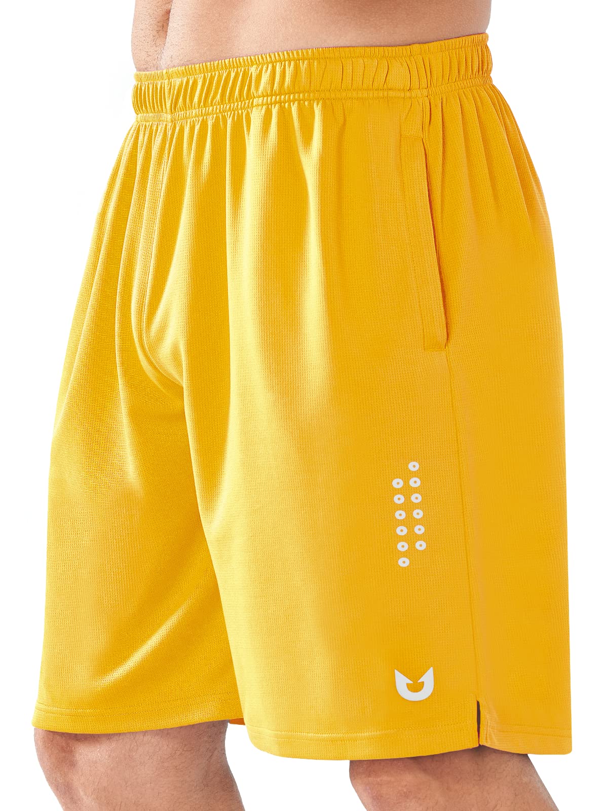 Men's Gold Basketball Shorts