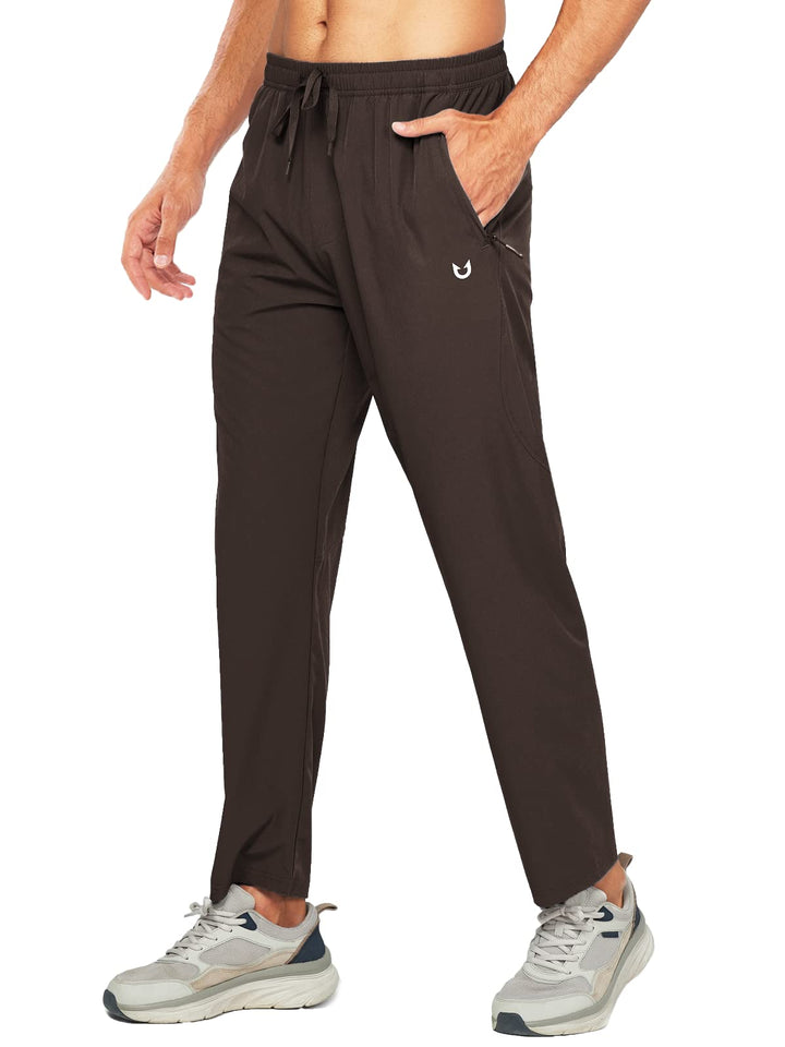 Men's Athletic Works Sweatpants Lightweight with Pockets for Gym