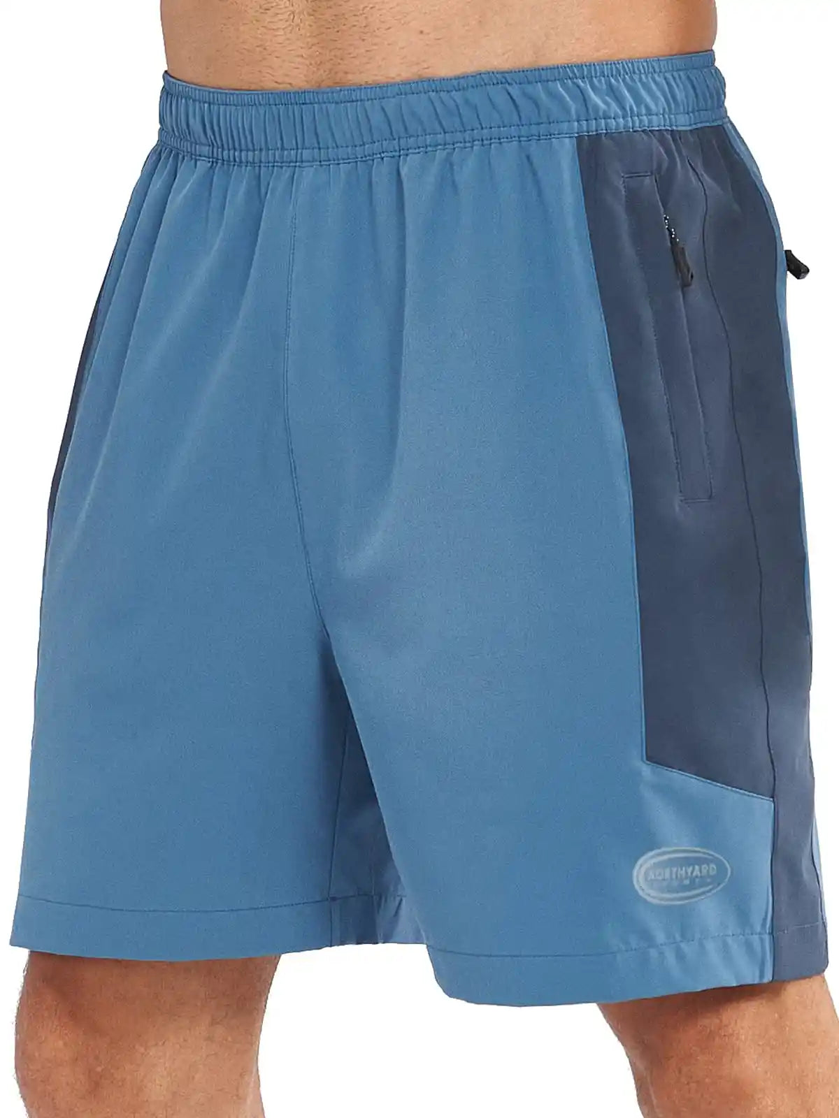 Men's 7" Athletic Shorts Zip Pockets NORTHYARD