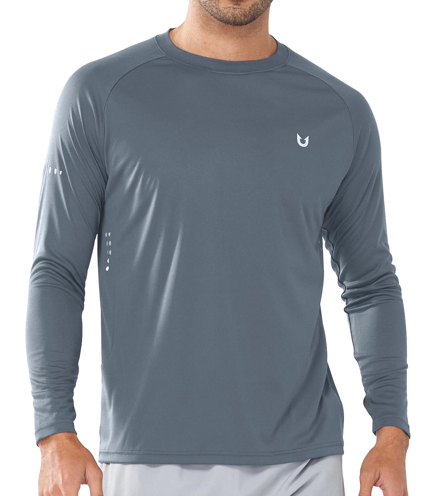 Northyard Men's Cloud Lightweight Long Sleeve Running Shirts Fishing Sun Undershirts