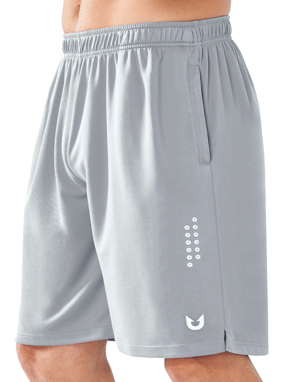Men's Light Grey Basketball Shorts