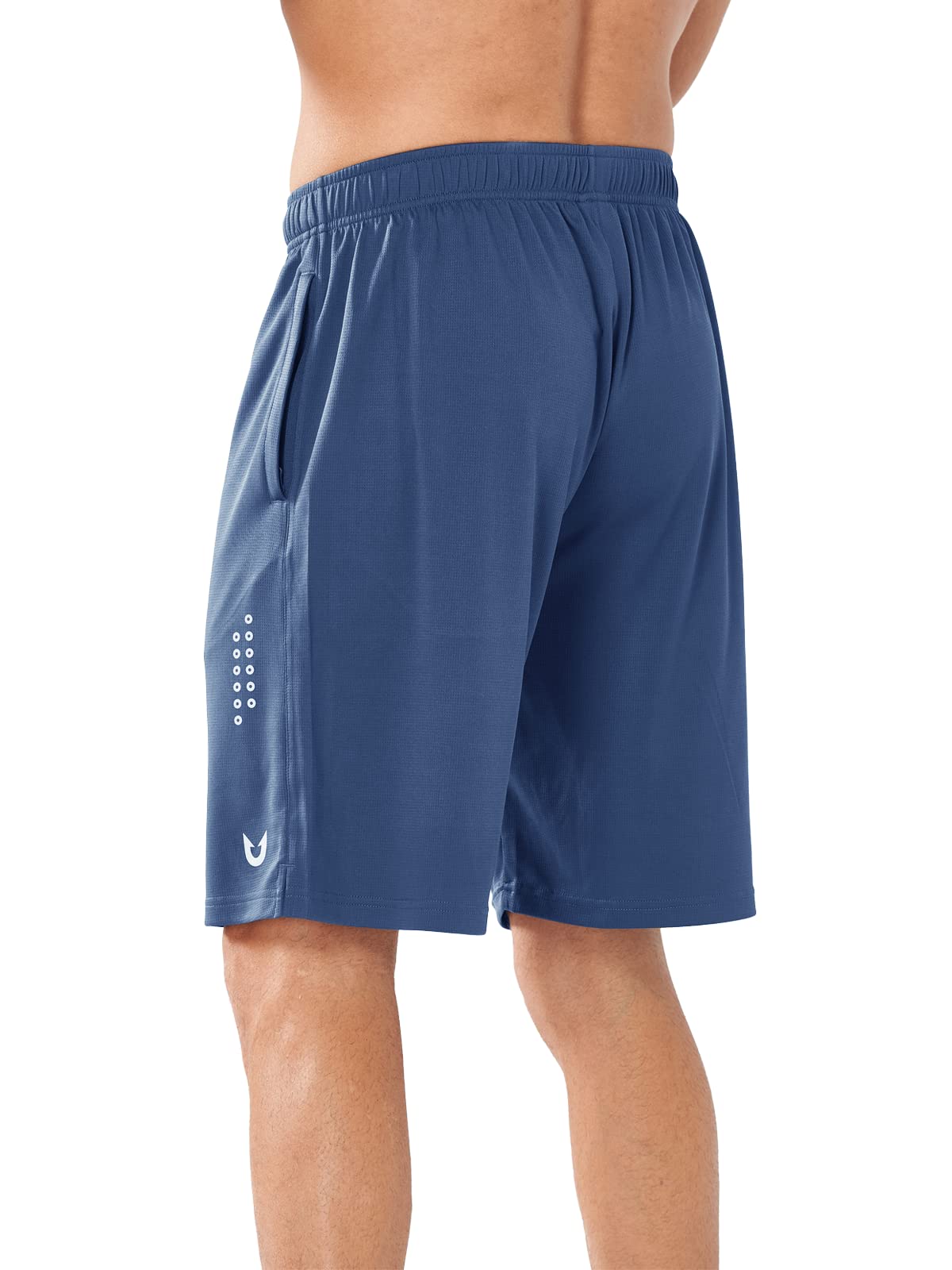Men's Federal Blue Basketball Shorts Back