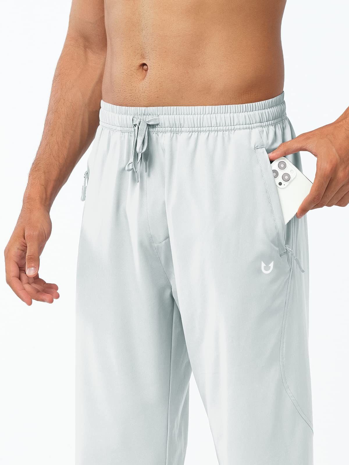 Men's Athletic Works Sweatpants Lightweight with Pockets for Gym Track
