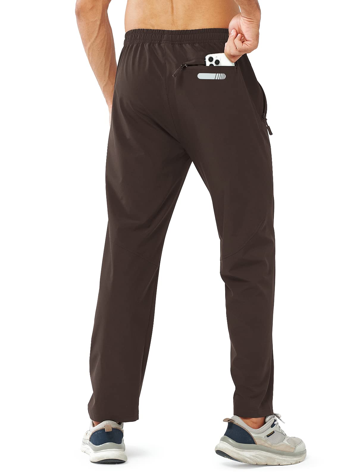 Men's Athletic Works Sweatpants Lightweight with Pockets for Gym Track