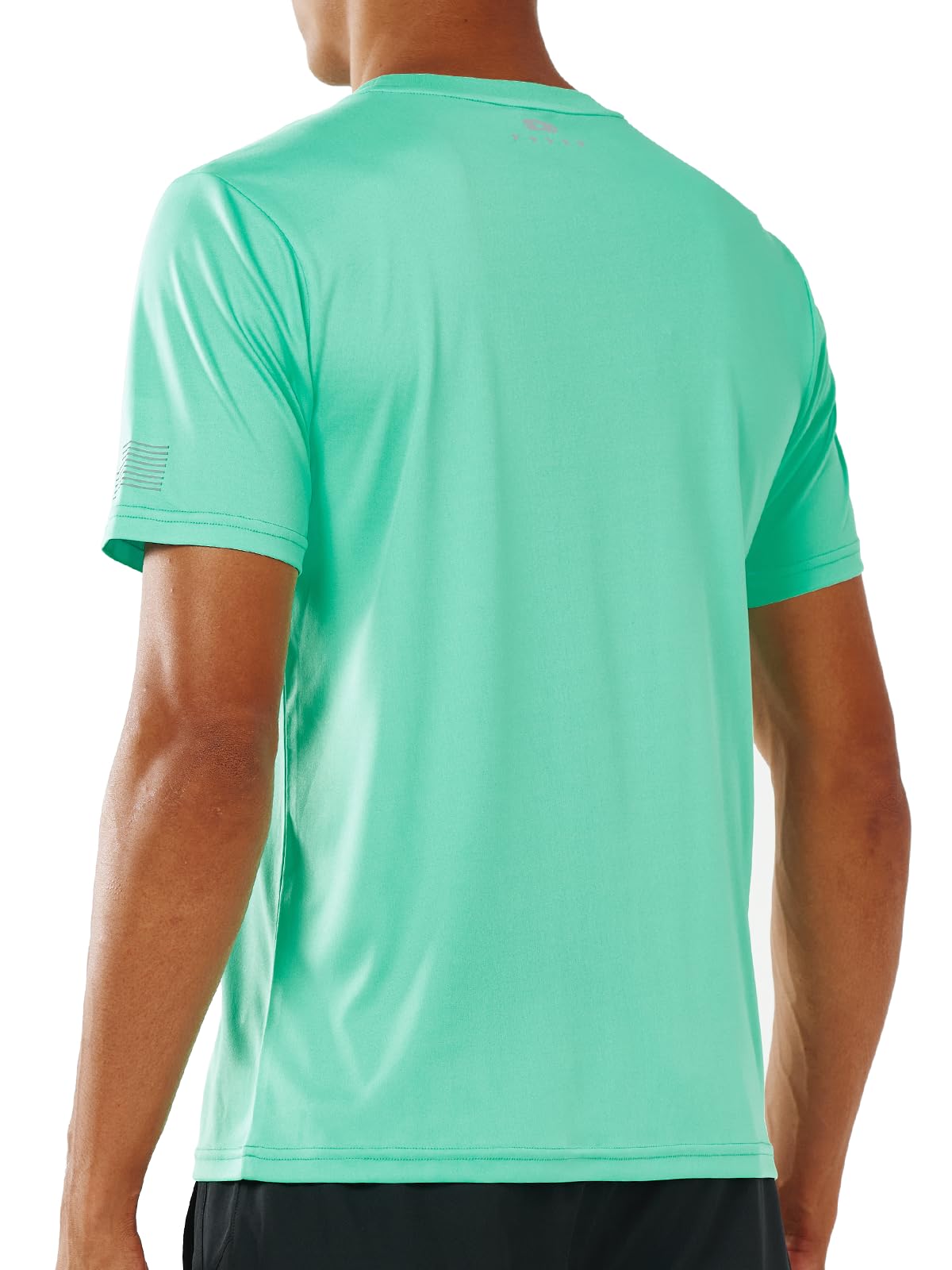 Men's Athletic Running T-Shirts Short Sleeve Workout Dry fit Gym Sport