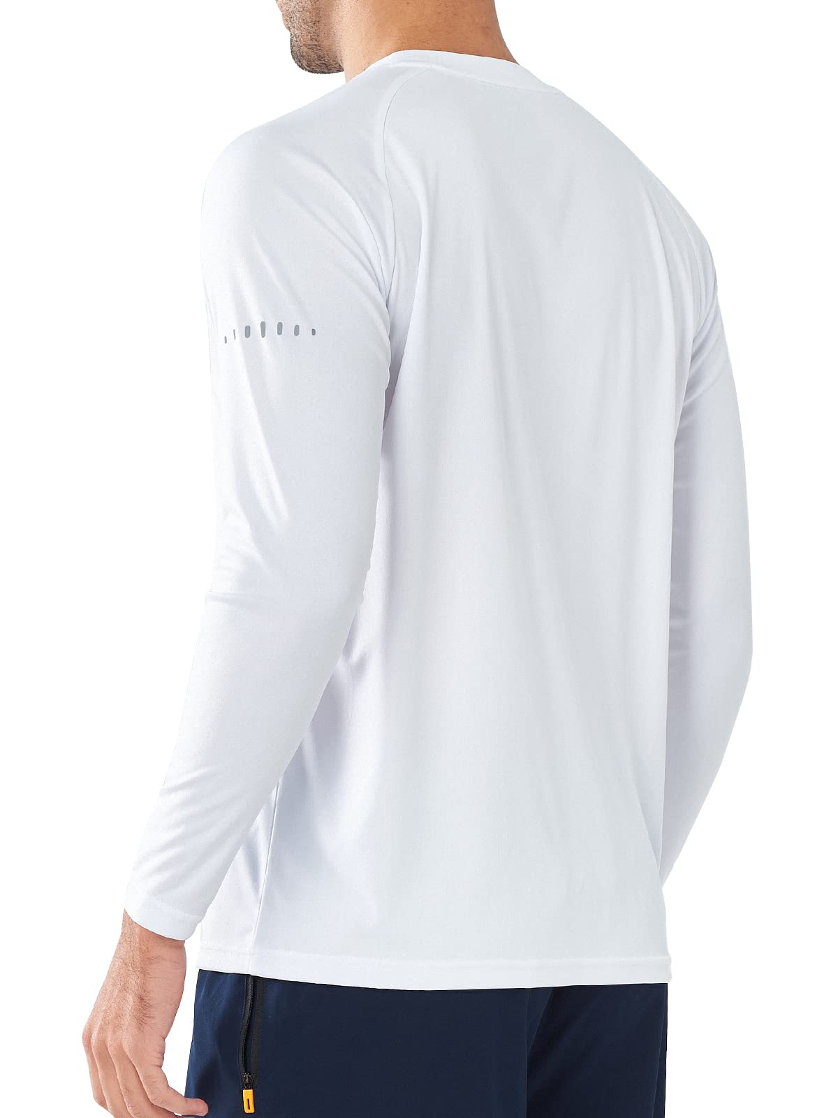 Men's Lightweight Long Sleeve Running Shirts Fishing Sun Undershirts