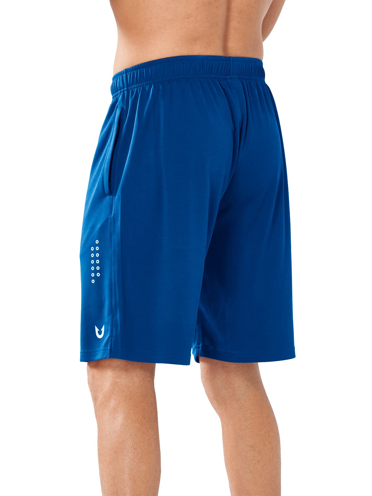 Men's Royal Blue Basketball Shorts Back