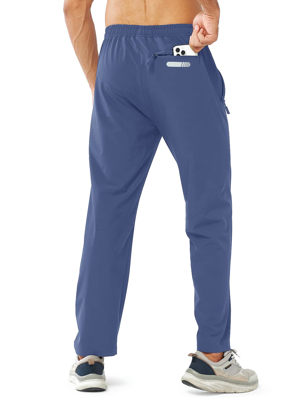 Men's Athletic Works Sweatpants Lightweight with Pockets for Gym Track