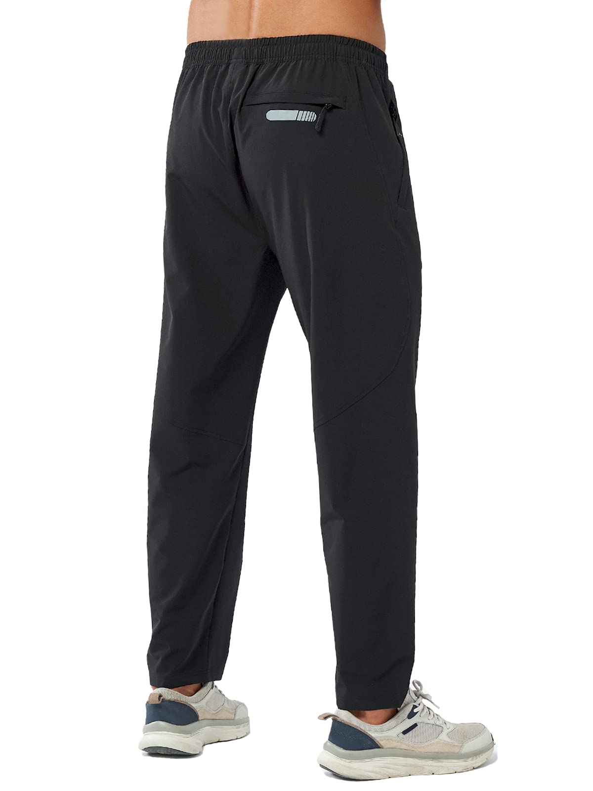 Men's Athletic Works Sweatpants Lightweight with Pockets for Gym Track