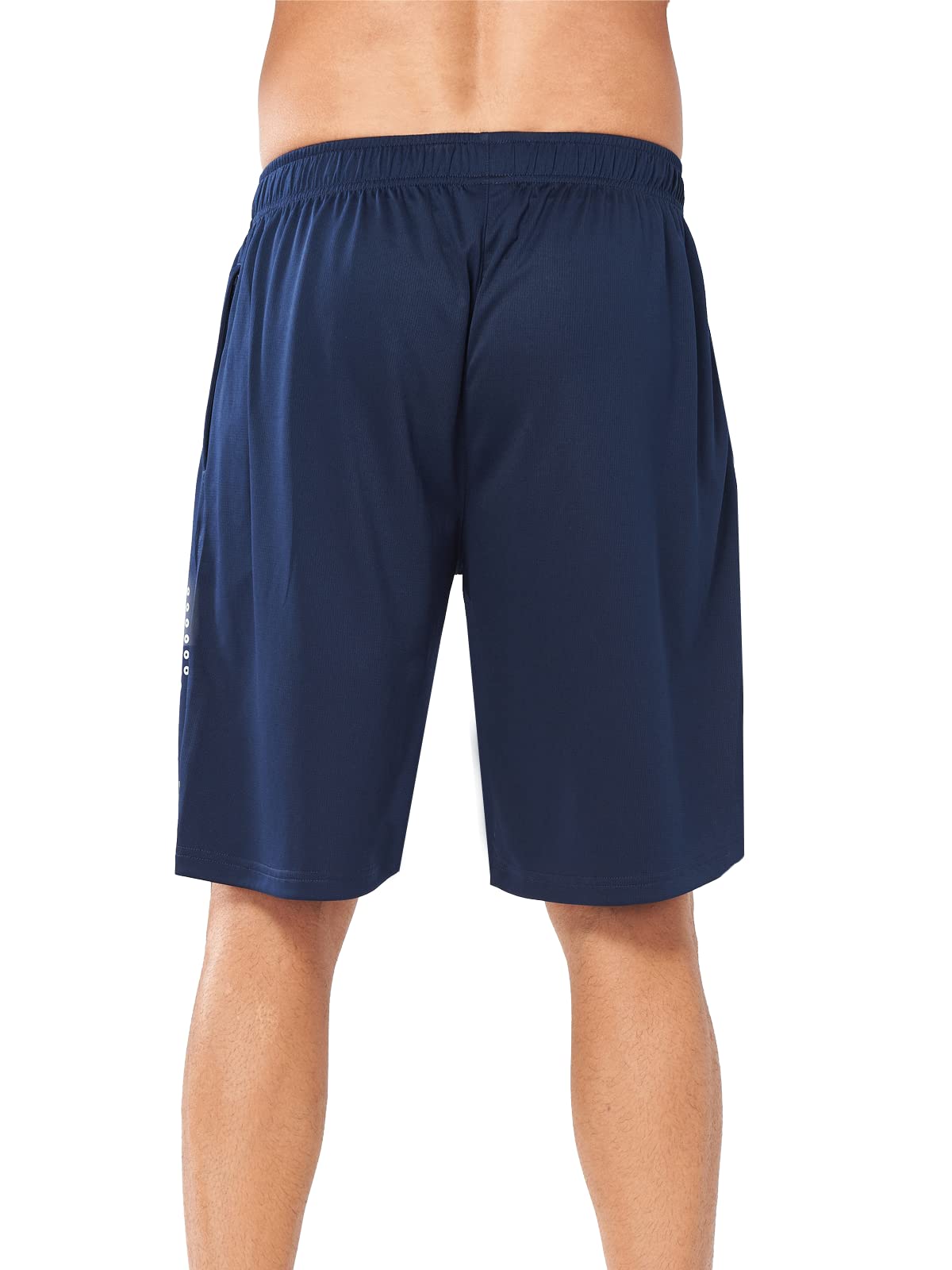 Men's Navy Basketball Shorts Back