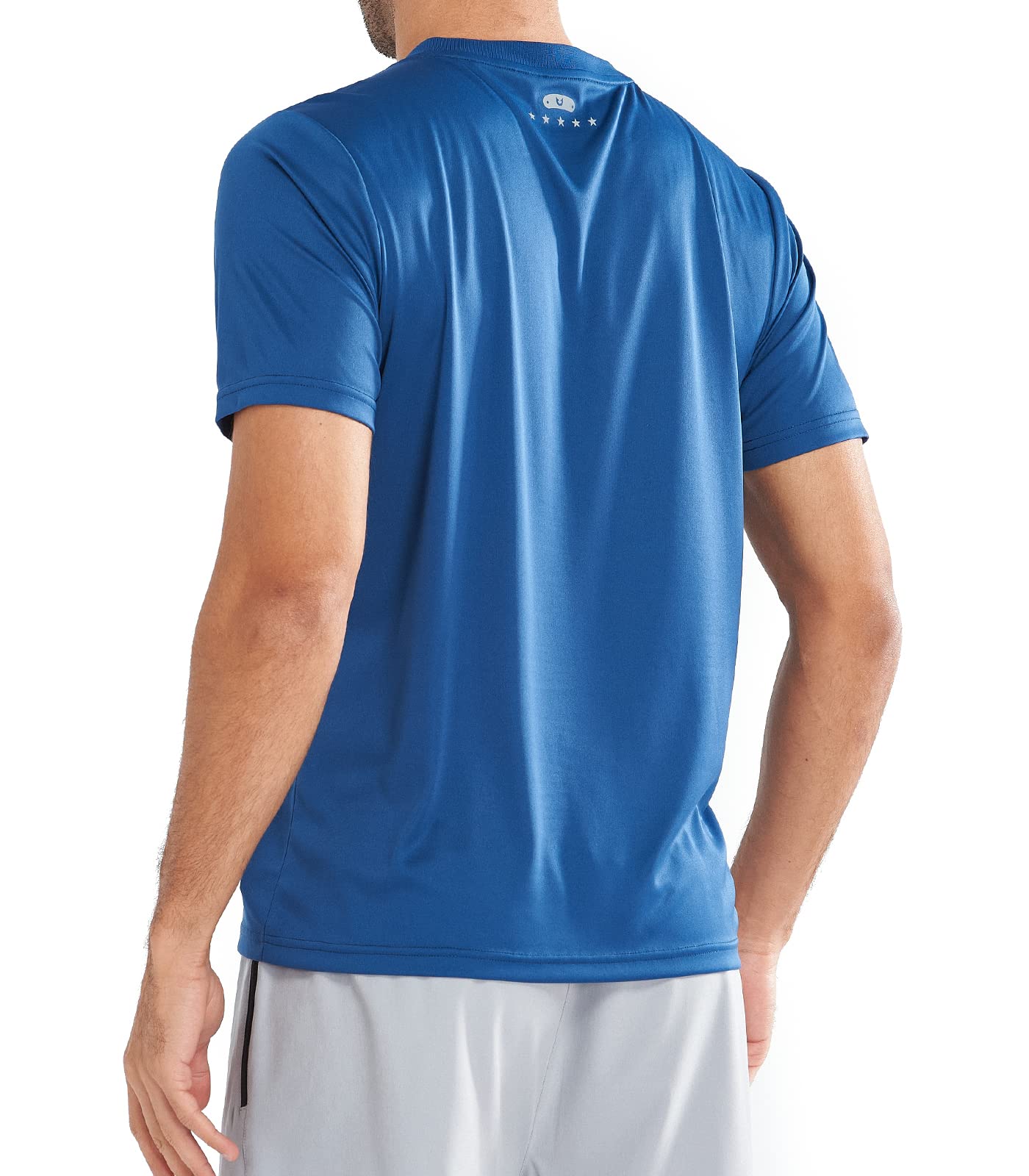 Men's Athletic Running T-Shirts Short Sleeve Workout Dry fit Gym Sport