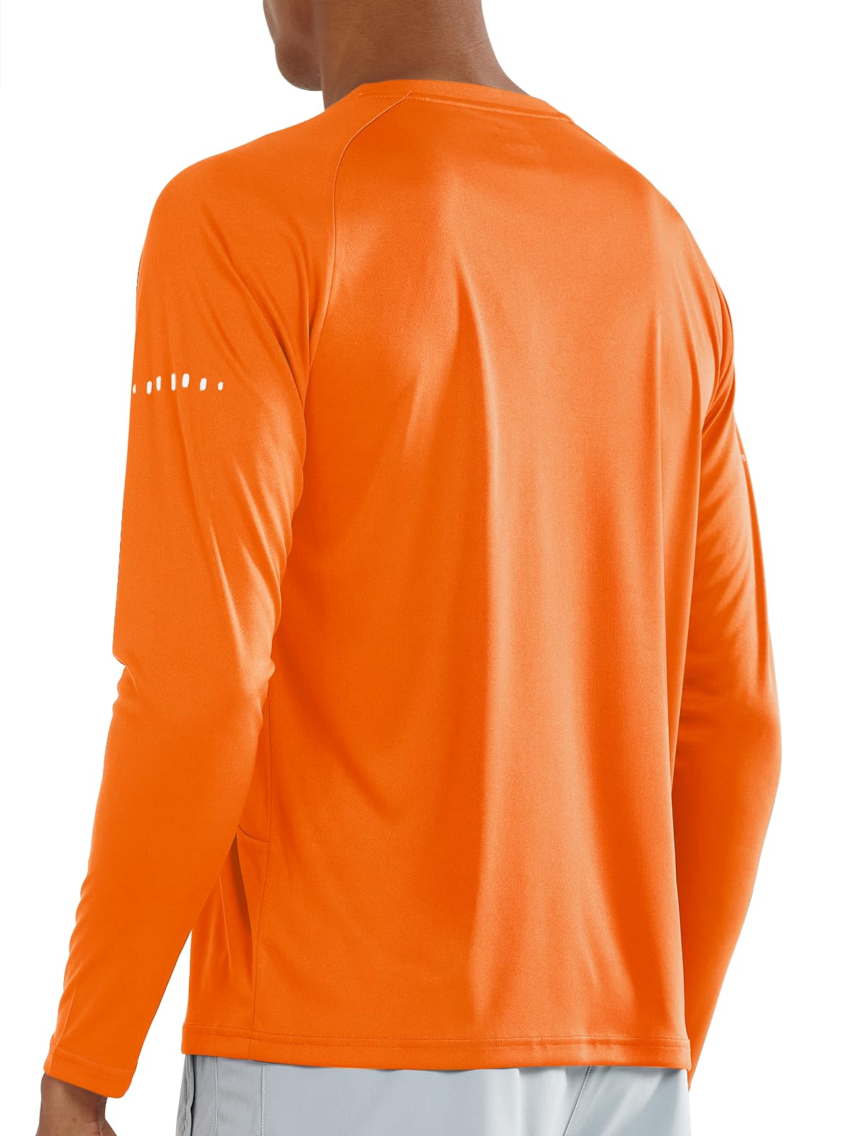 Men's Lightweight Long Sleeve Running Shirts Fishing Sun Undershirts