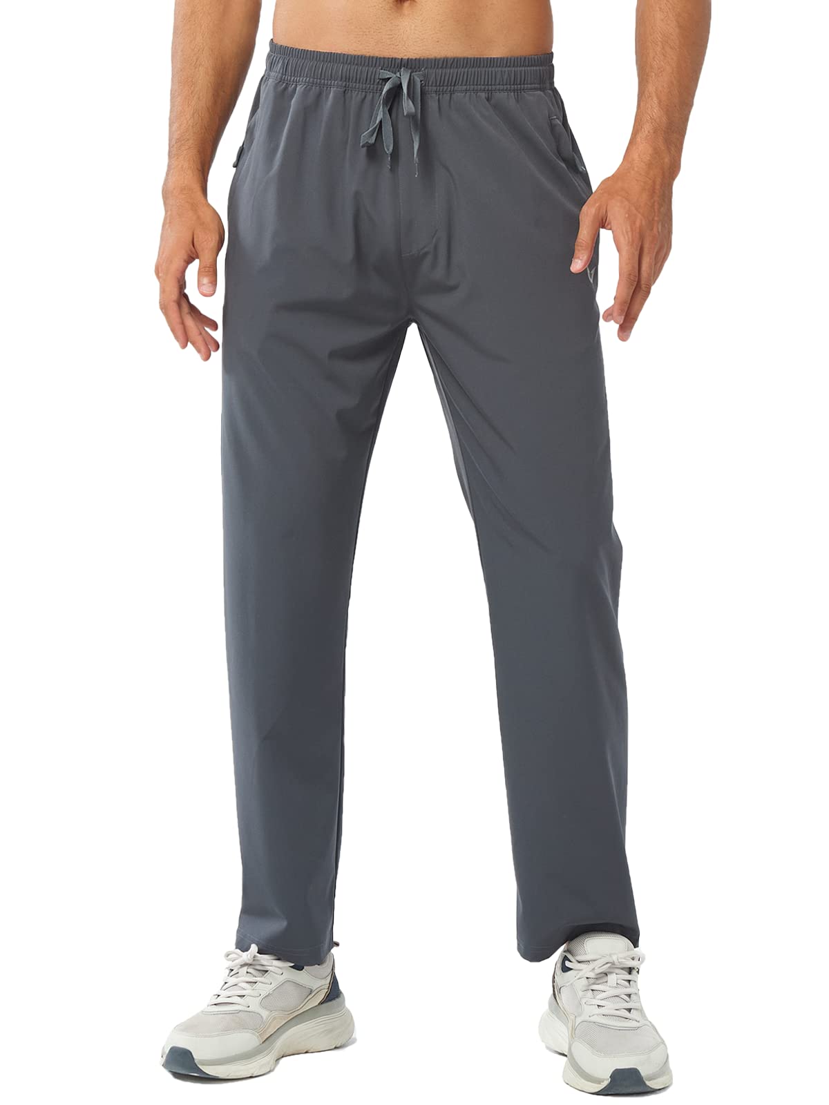 Men's Athletic Works Sweatpants Lightweight with Pockets for Gym Track