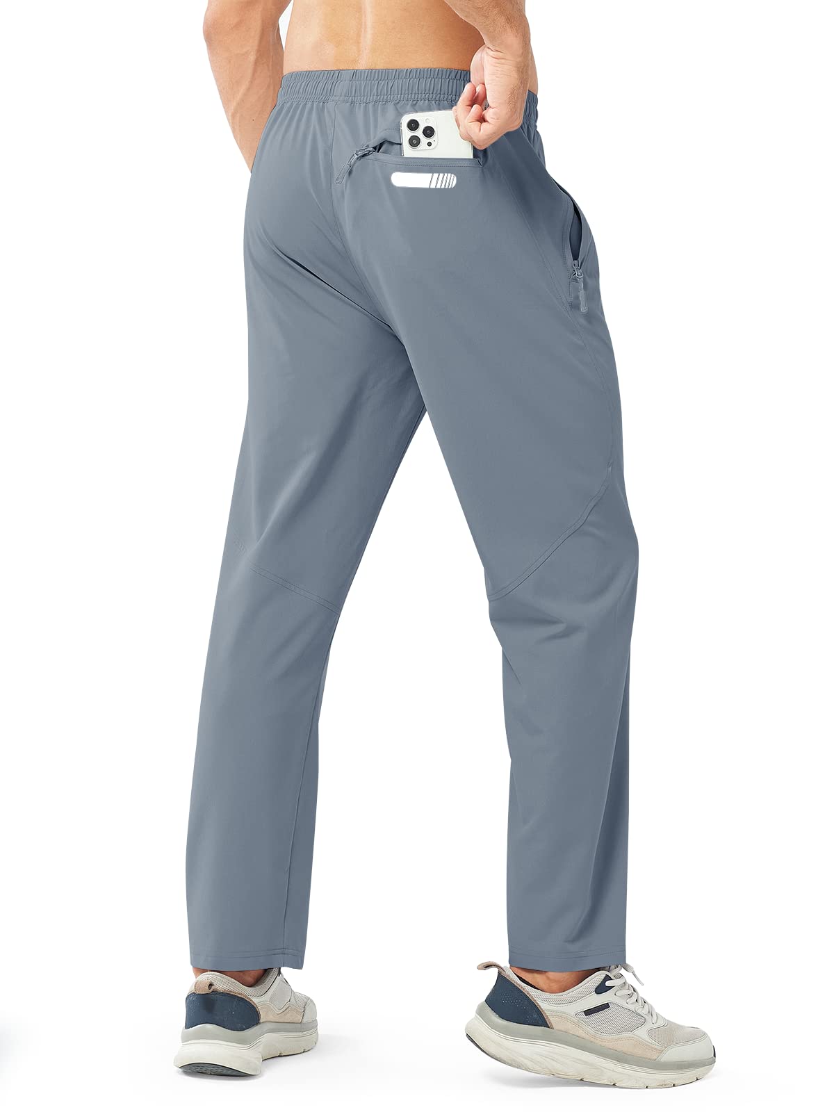 Men's Athletic Works Sweatpants Lightweight with Pockets for Gym Track