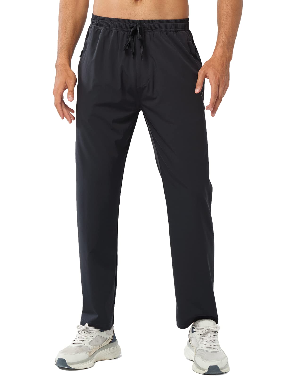 Men's Athletic Works Sweatpants Lightweight with Pockets for Gym Track
