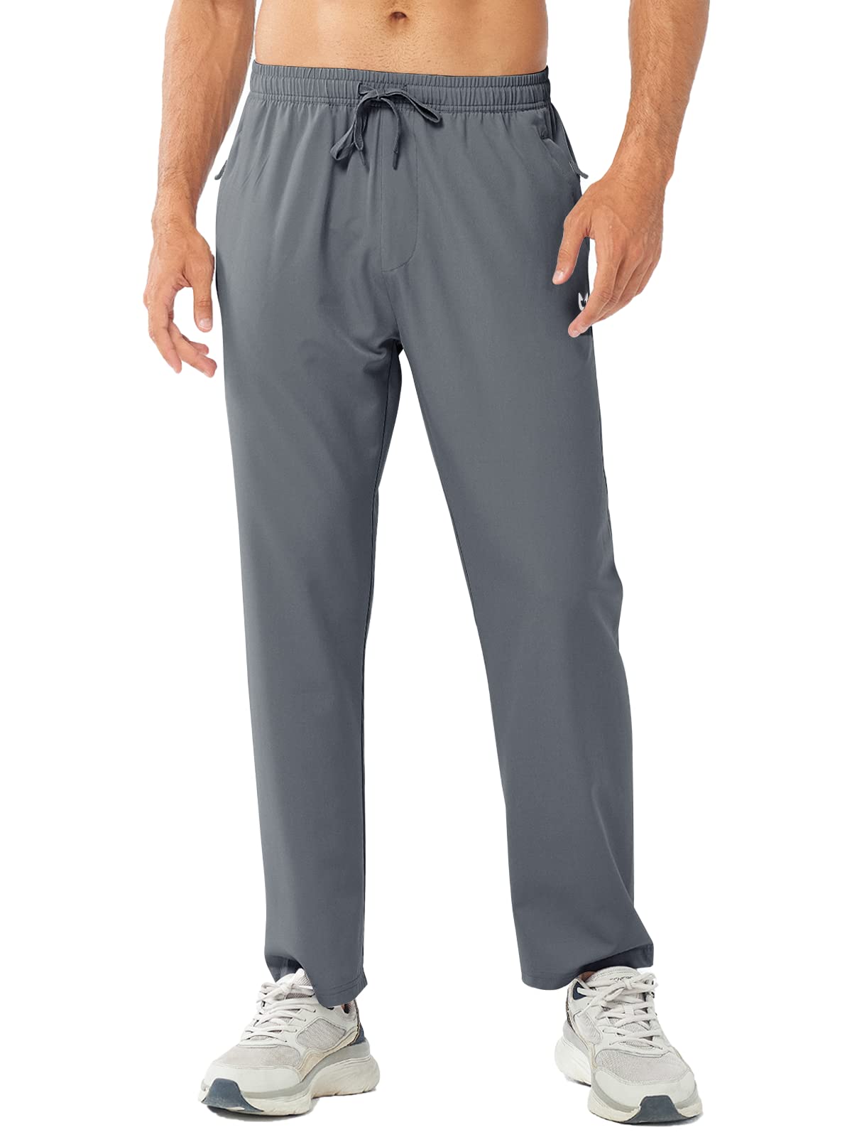 Men's Athletic Works Sweatpants Lightweight with Pockets for Gym Track