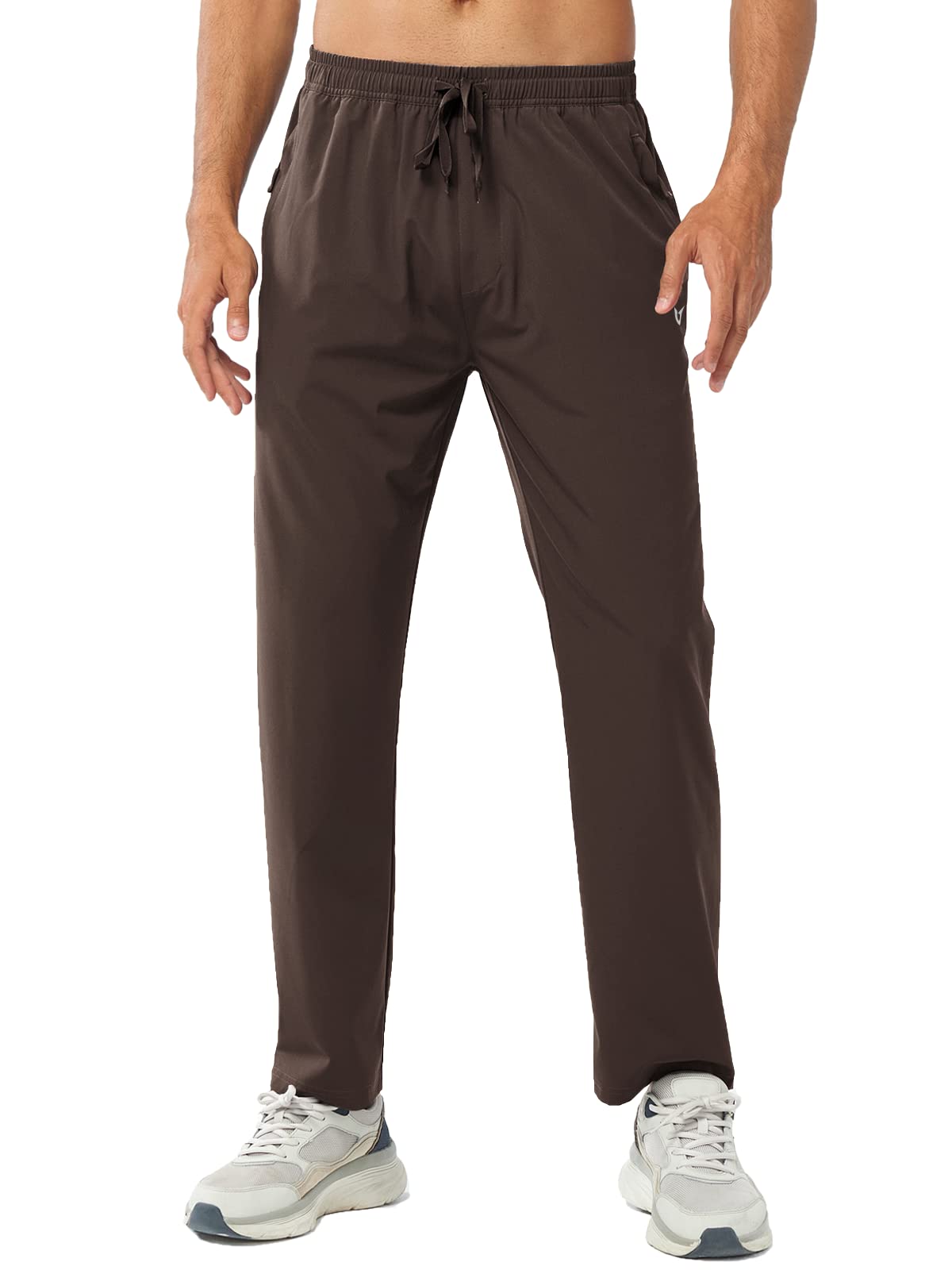 Men's Athletic Works Sweatpants Lightweight with Pockets for Gym Track