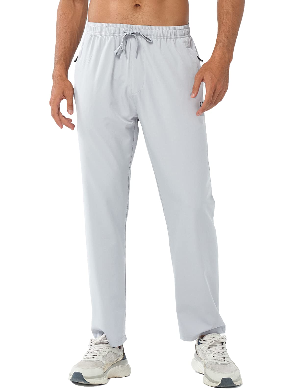 Men's Athletic Works Sweatpants Lightweight with Pockets for Gym Track