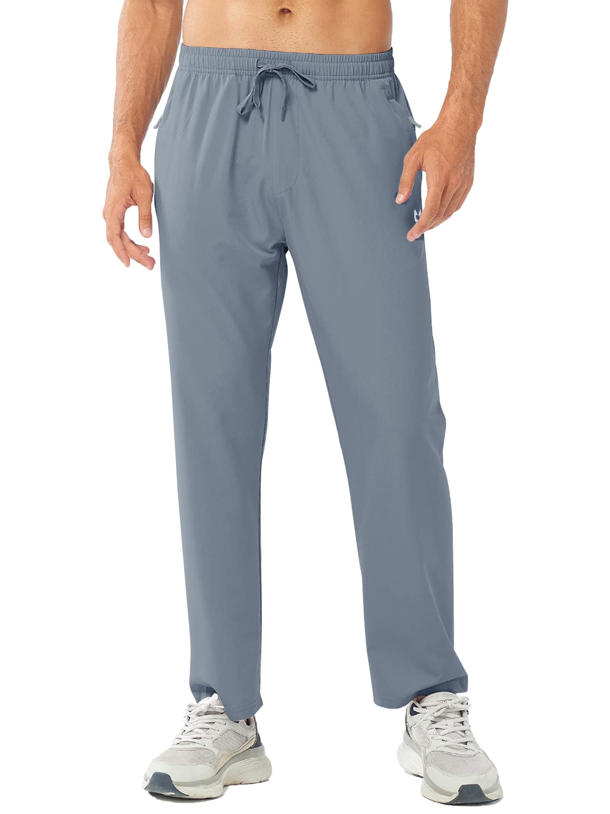 Men's Athletic Works Sweatpants Lightweight with Pockets for Gym Track