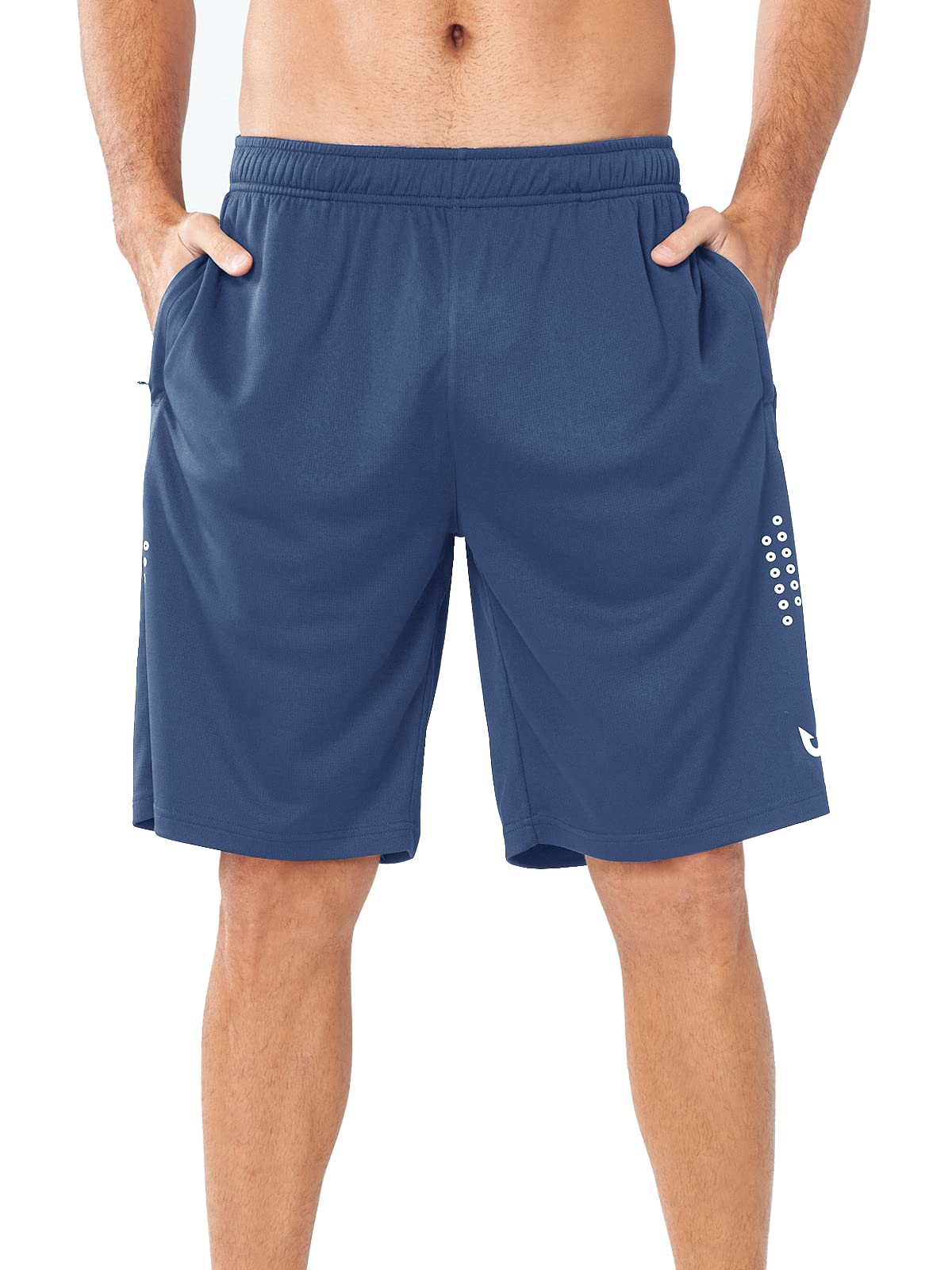 Men's Federal Blue Basketball Shorts Front