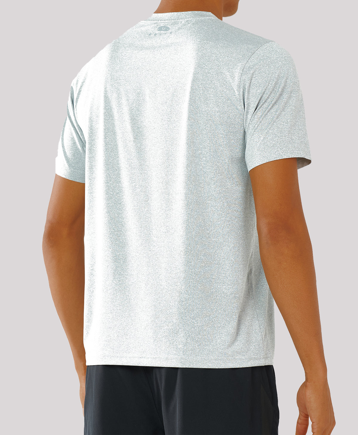
Men's Athletic Running T-Shirts Short Sleeve Workout Dry fit Gym Sport — Grey Heather