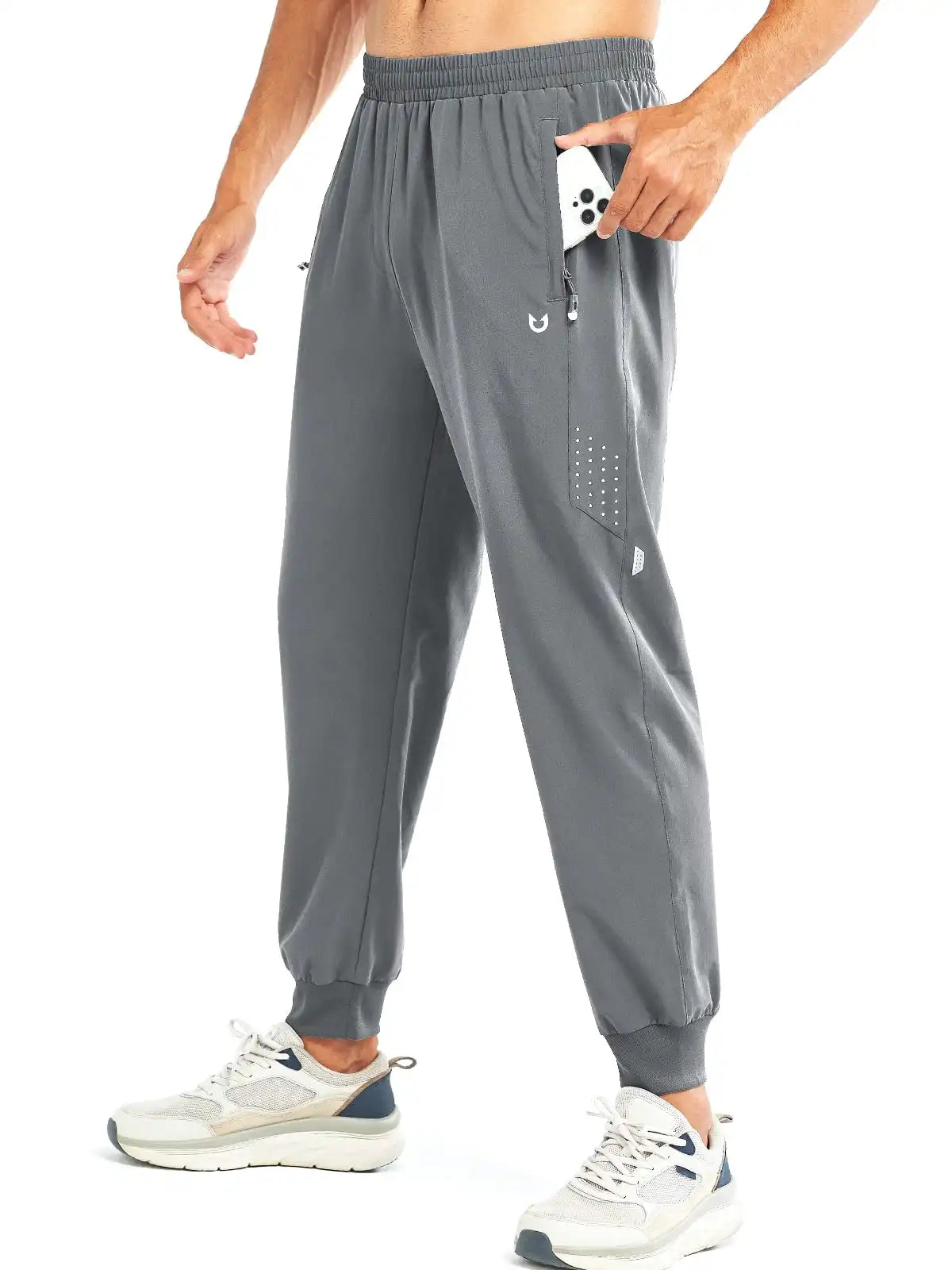 Men's Stone Lightweight Athletic Joggers Gym Workout Sport Pants for Running