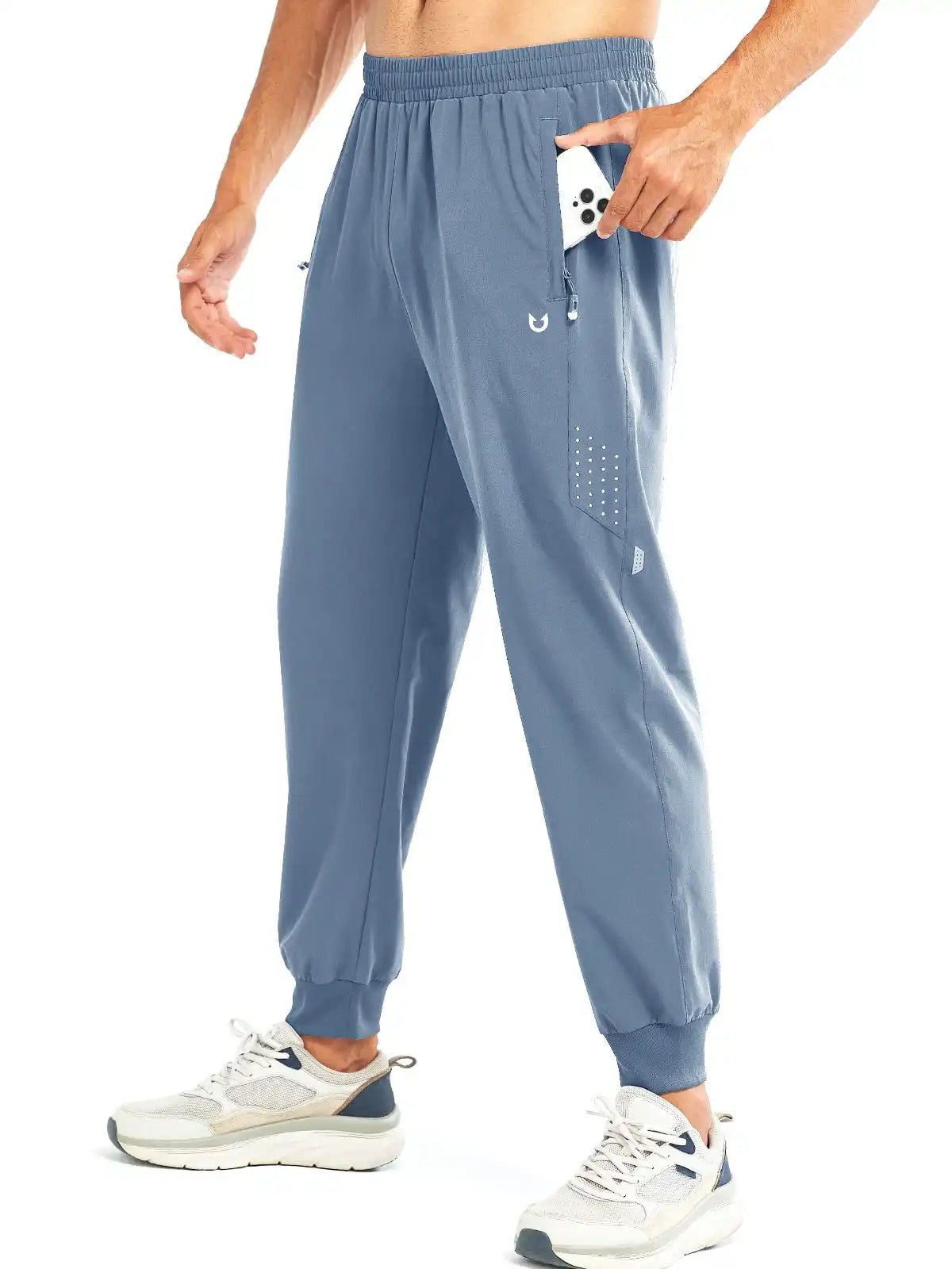 Men's Blue Bell Lightweight Athletic Joggers Gym Workout Sport Pants for Running